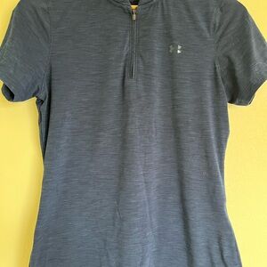 Under Armour Blue Half-Zip Shirt